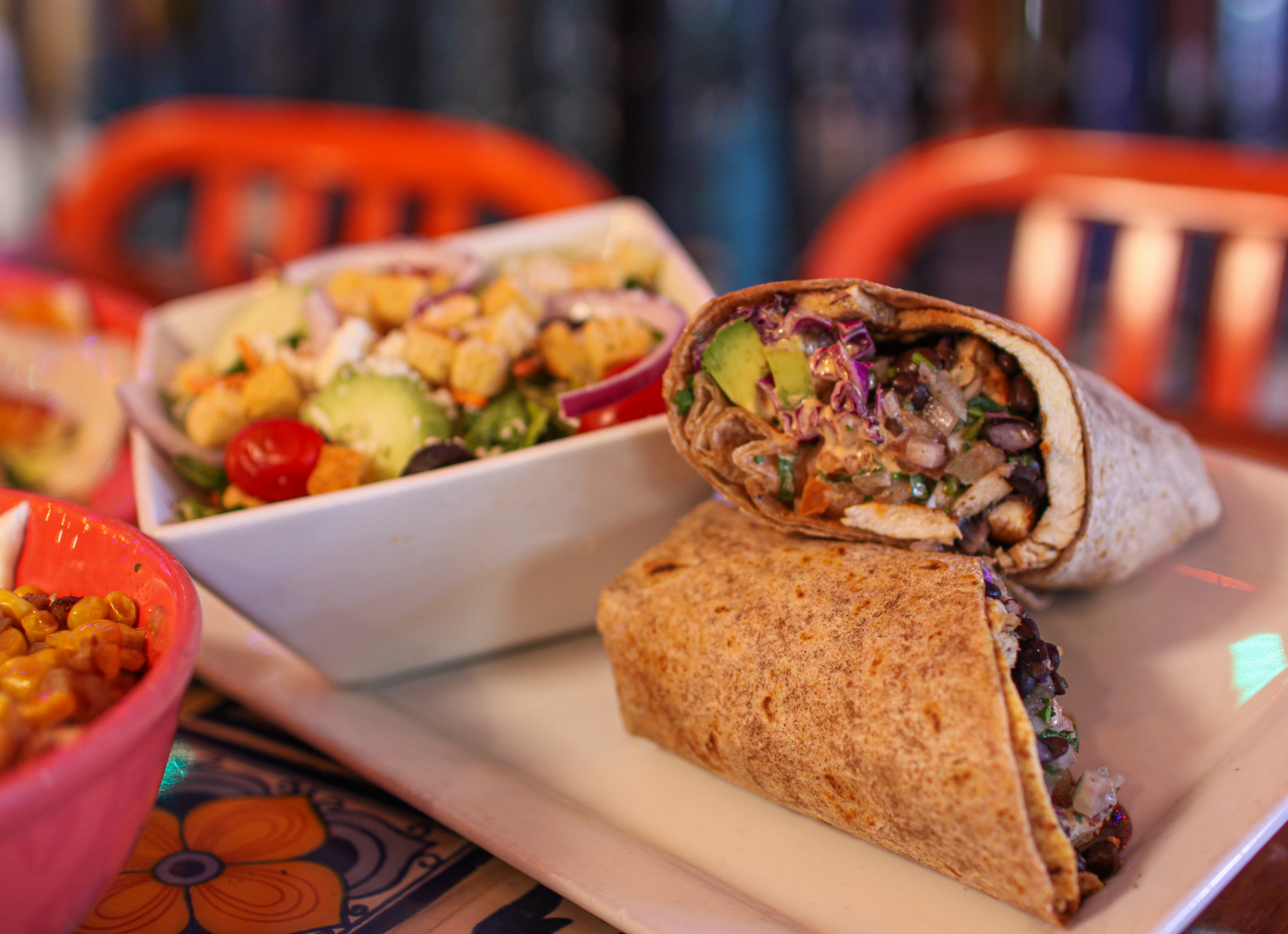 Arranged Food and Objects