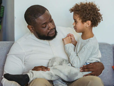 father parenting with empathy and limit setting