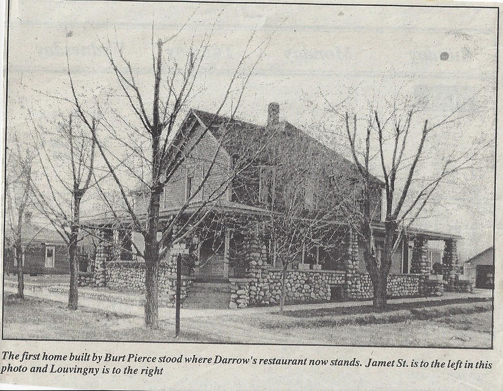 Original Darrow homestead circa 1950