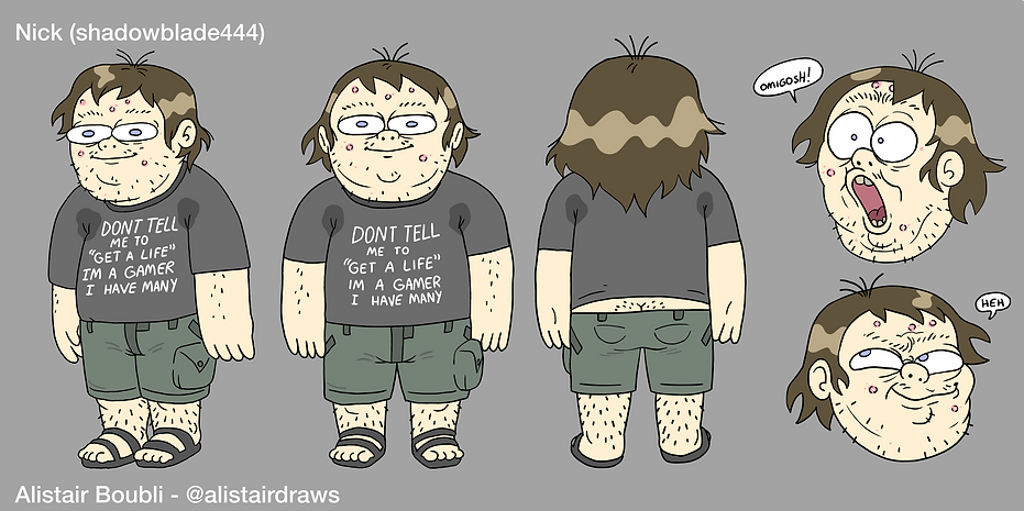 Nick - Smiling Friends Design Test