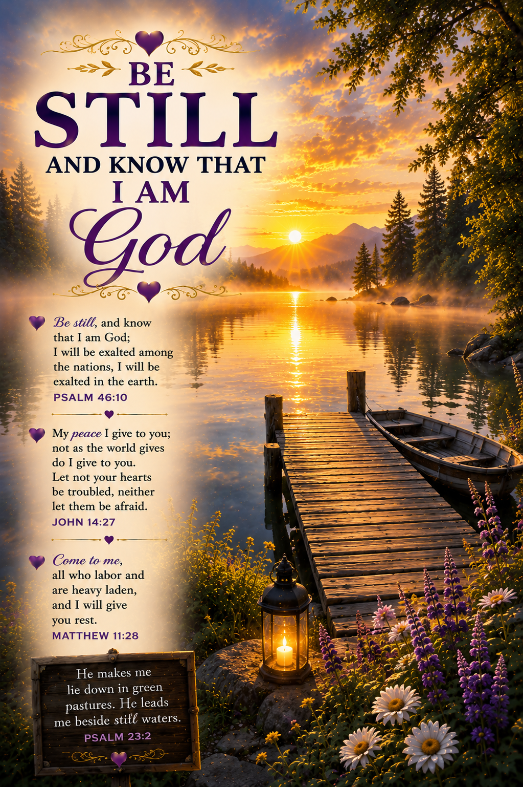 Be Still And Know That I Am God