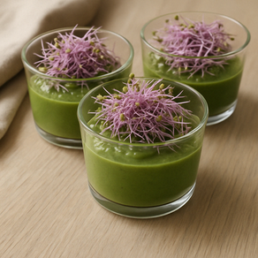 Vélouté cru tout vert