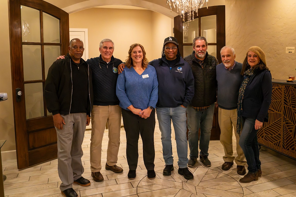 Some of the visitors with MATCH at The Local's event space.