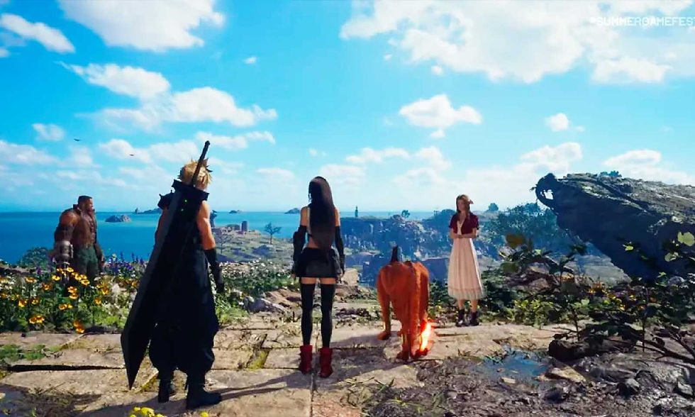 FINAL FANTASY 7 REBIRTH COM 100 HORAS DE GAMEPLAY