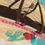 Miniature : Panier de plage cactus customisé vert et rose