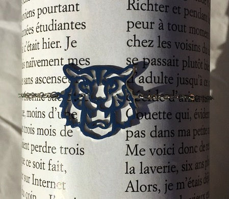 Miniature : Bracelet tigre argenté