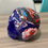 Miniature : statue Sculpture Pop art Crâne tête de mort blue