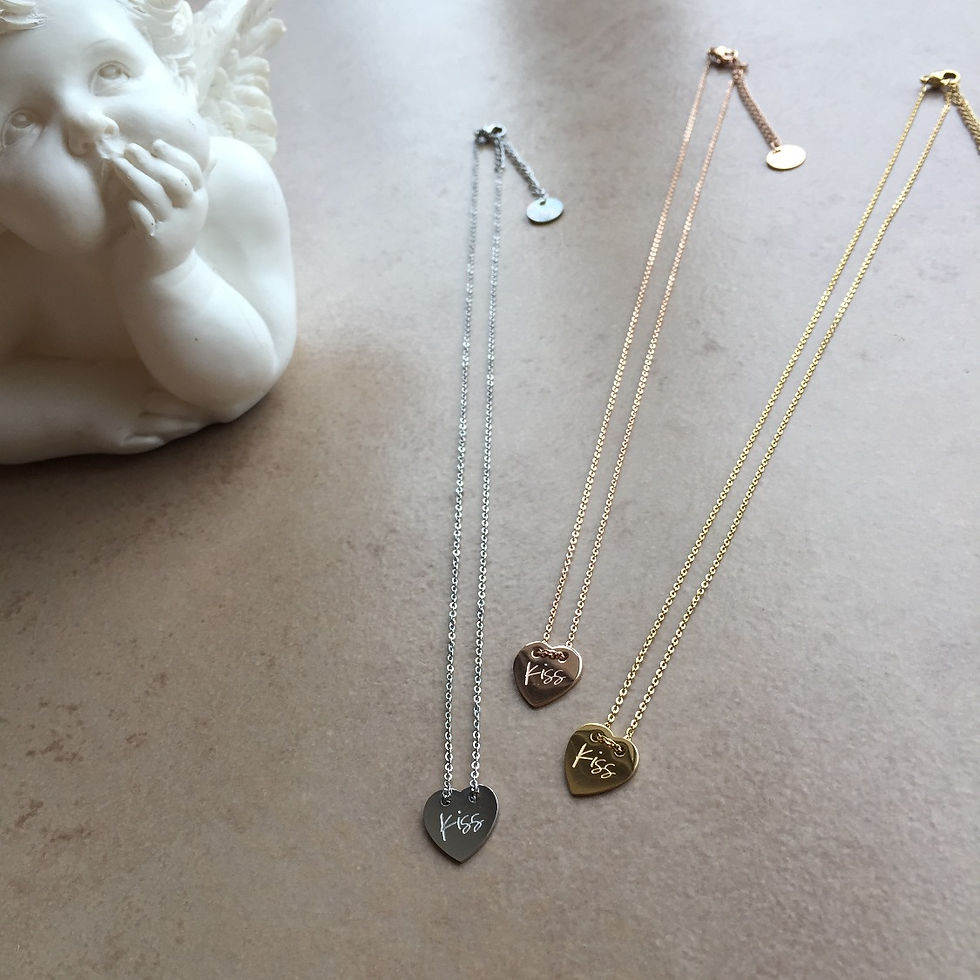 Miniature : Collier kiss saint valentin