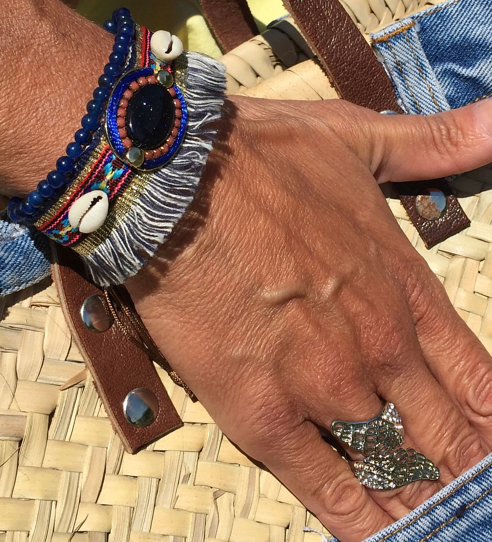 Miniature : Bague ailes d'ange biker