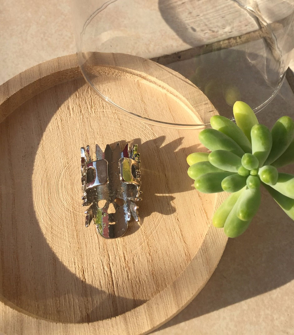 Miniature : Bague skull apache indien