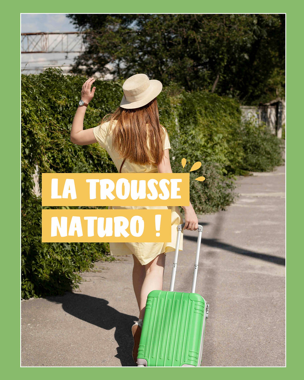 Les idées pratiques pour votre "trousse de secours" naturo de l'été !
