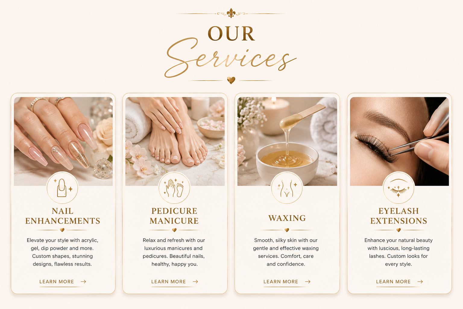 Nail and spa services at Salon Paris Nails and Spa in Port Moody