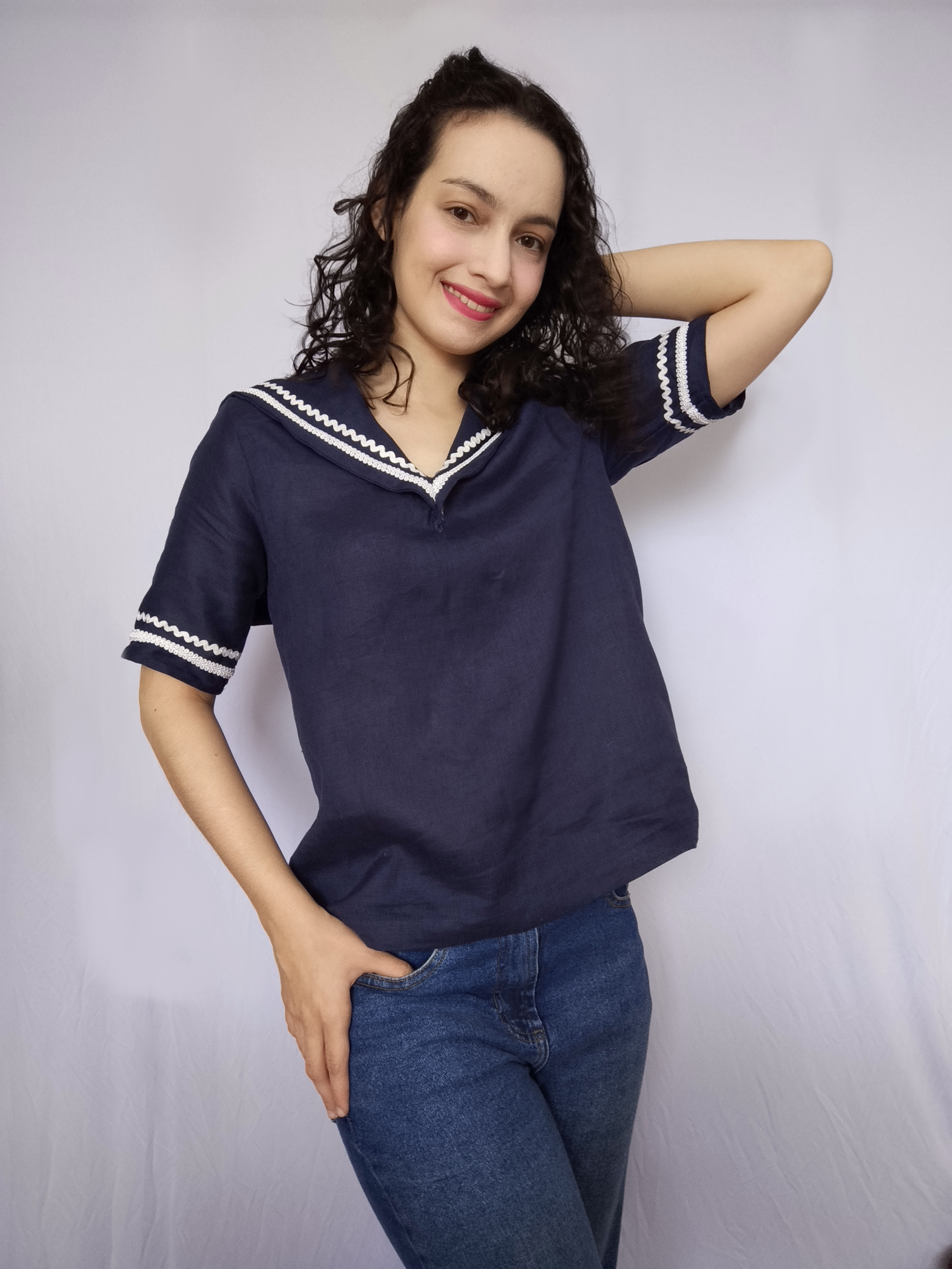 Blusa Navy (Sob encomenda)