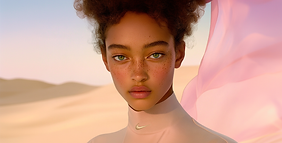 cosmiclionbookclub_Close-up_of_a_mixed-race_girl_with_freckles__2b3c3f4c-9e06-4b51-aece-cd