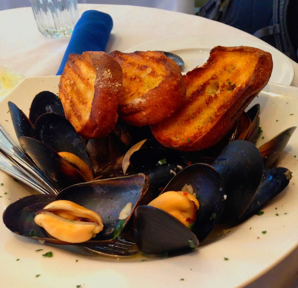 Moules in Wine