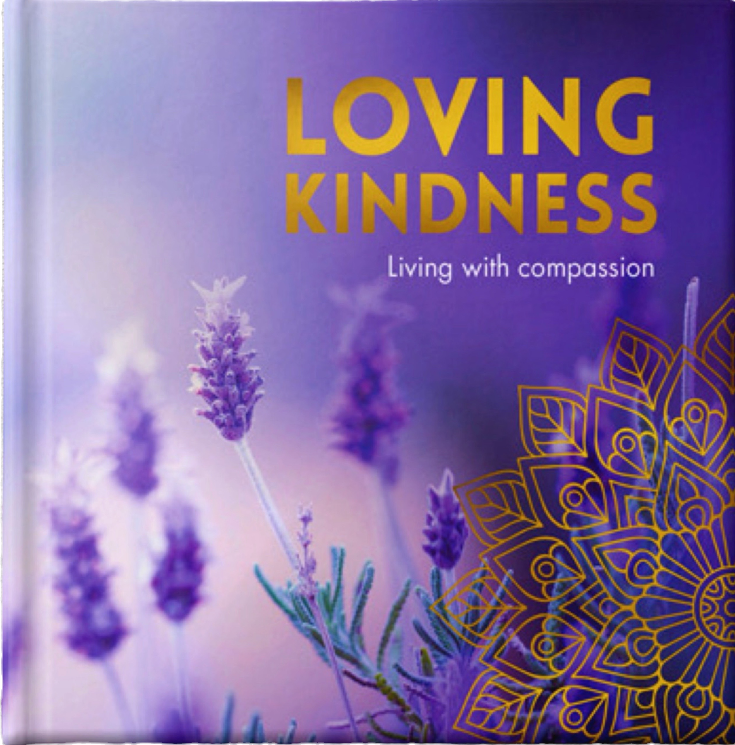 Loving Kindness Mindfulness Affirmations Mini Book Uplifting Quotes Hardcover