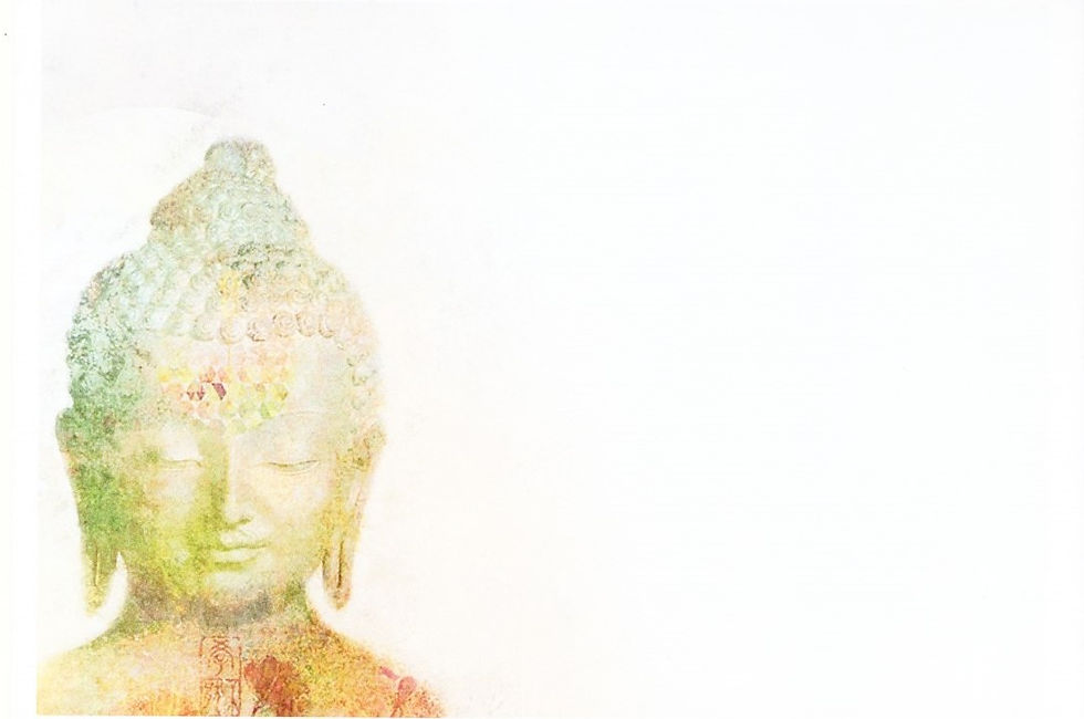 Thumbnail: Mindful Buddha Greeting Card Tree-Free Paper Blank Inside Green E-Certified