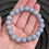 Thumbnail: Angelite 10mm Round Bead Stretch Bracelet Top Grade Gemstone Light Blue