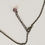 Thumbnail: Vintage Style Light Amethyst Glass Handmade Necklace Bronze Tone Chain Australia