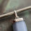 Thumbnail: Angelite Generator Crystal Point Pendant 925 Sterling Silver Top and Bail