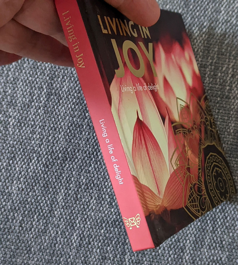 Thumbnail: Living in Joy Mindfulness Affirmations Mini Book Uplifting Quotes Hardcover