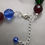 Thumbnail: Multicolour Czech Facet Necklace Large 12mm Fire-Polish Beads Australia Made