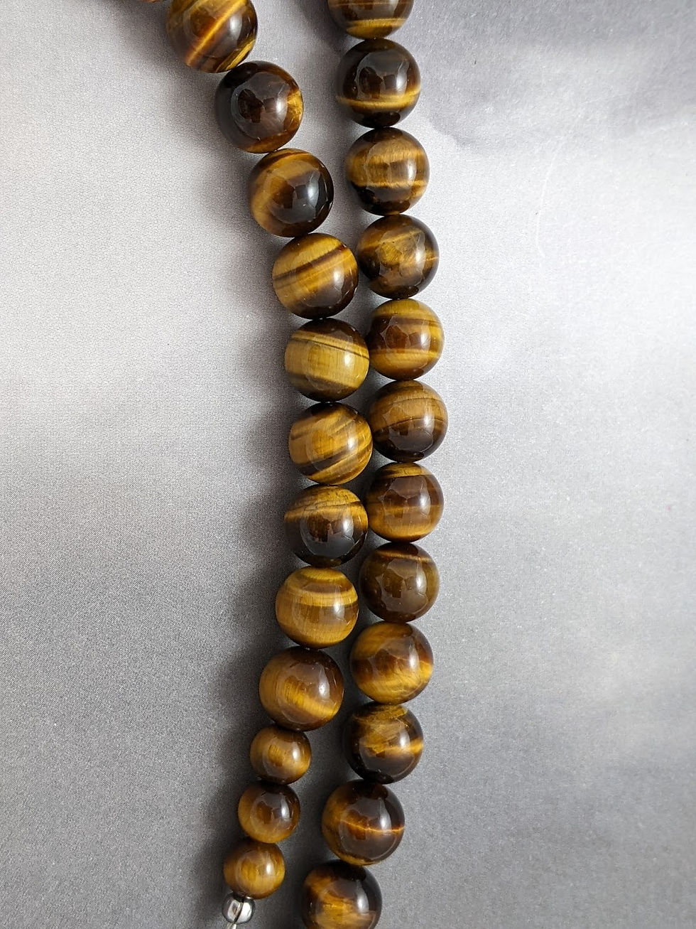Thumbnail: Tiger Eye 8mm A Grade Gemstone Bead Strand