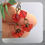 Thumbnail: Red Dangly Earrings Swarovski Crystal Bronze Tone Hooks Original Design AUS Made