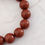 Thumbnail: Red Jasper 10mm Round Gem Bead Stretch Bracelet
