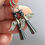 Thumbnail: Hematite Angel Earrings Silver Tone Hypoallergenic Hooks Australia Made