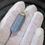 Thumbnail: Angelite Generator Crystal Point Pendant 925 Sterling Silver Top and Bail