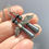 Thumbnail: Hematite Angel Earrings Silver Tone Hypoallergenic Hooks Australia Made
