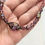 Thumbnail: Amethyst Vintage Glass Handmade Necklace Mixed Beads Bronze Tone Metal Chain