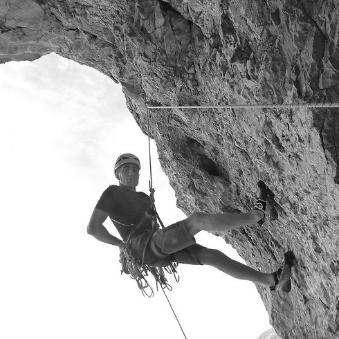 Sébastien LAURENT-GOLLÉ en falaise