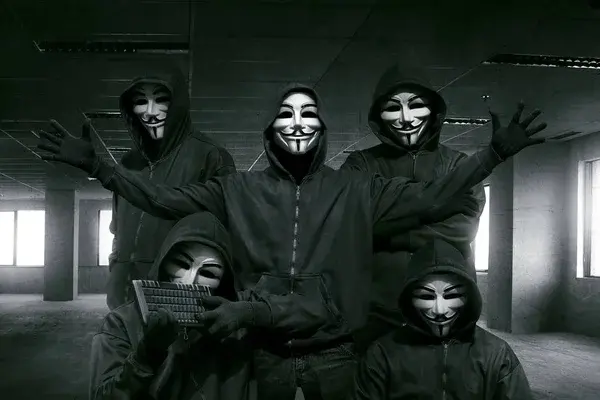 Black hat hackers: The anonymous group