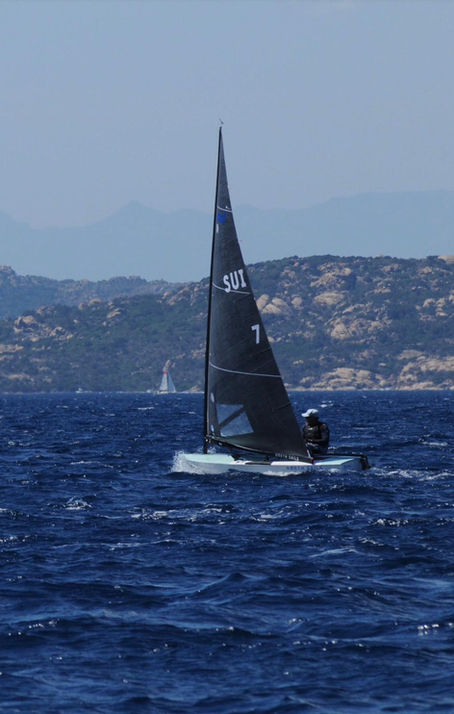 Bronze-Medaille an der Italienischen Finn Meisterschat in Cannigione, Sardinien!