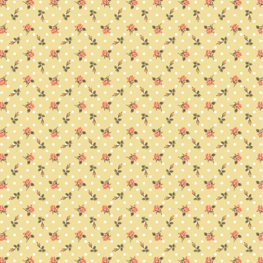 Delightful Department Store Lucy Yellow (half metre)