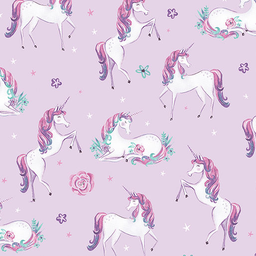Dreamers Unicorn Light Pink (half metre)
