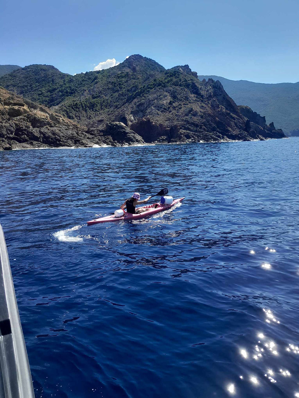 Kayak in Scandola Nature Reserve