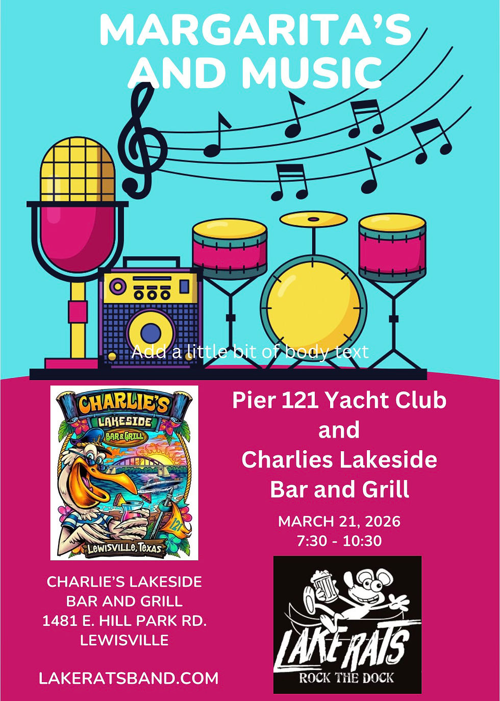 Lake Rats at Charlie’s Bar and Grill