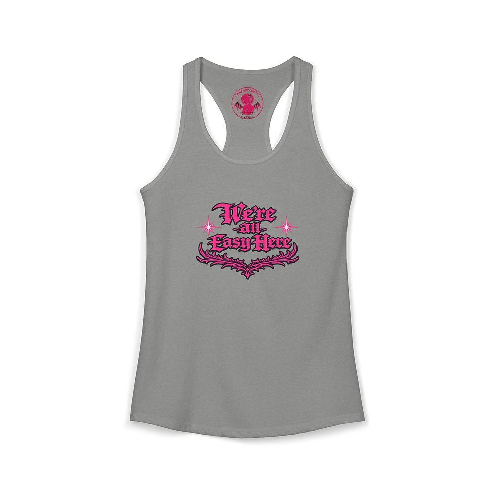 Thumbnail: "We're All Easy Here" Women's Ideal Racerback Tank