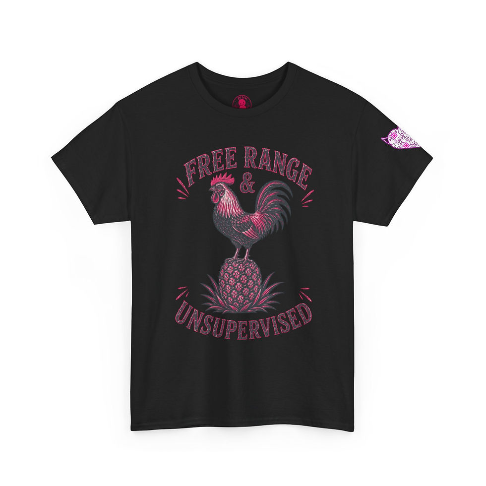 Thumbnail: Free Range & Unsupervised Rooster T-Shirt