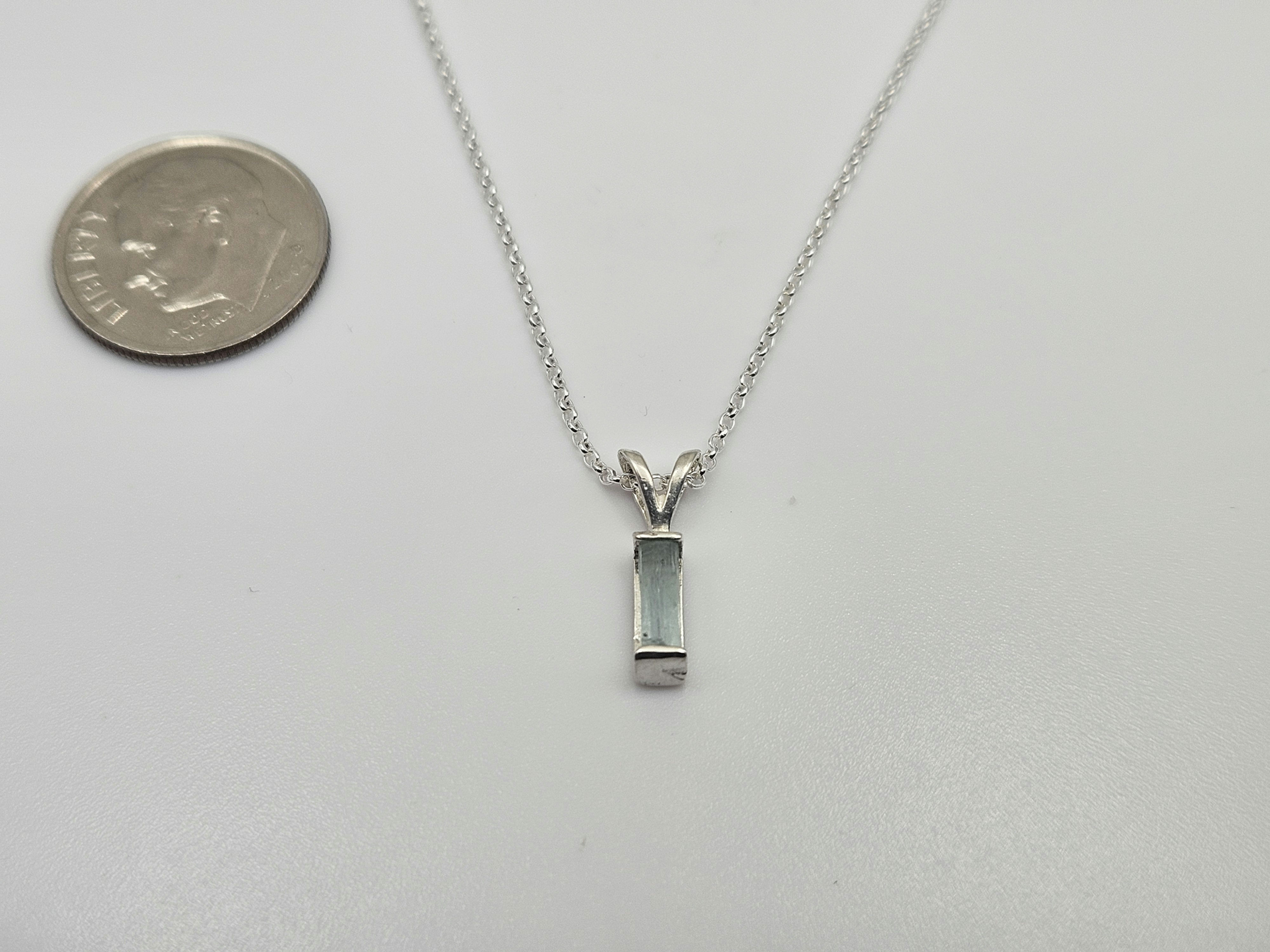 Natural Aquamarine Pendant