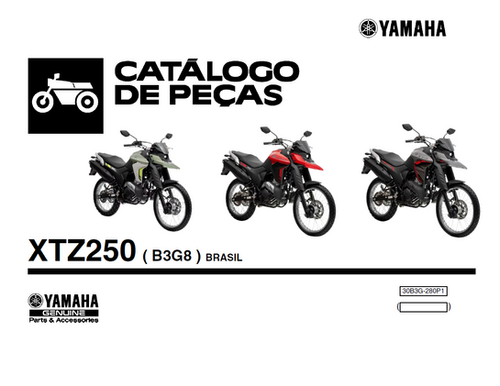 Catálogo de Peças Yamaha XTZ 250 Lander ABS CONNECTED 2025 - PDF