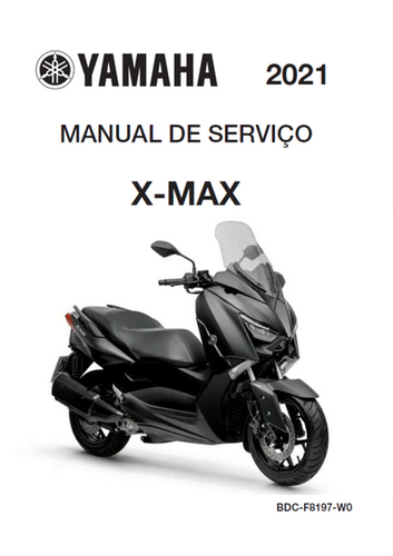 Manual de Serviço Yamaha XMAX 250 2021 ABS | Manual de Serviços