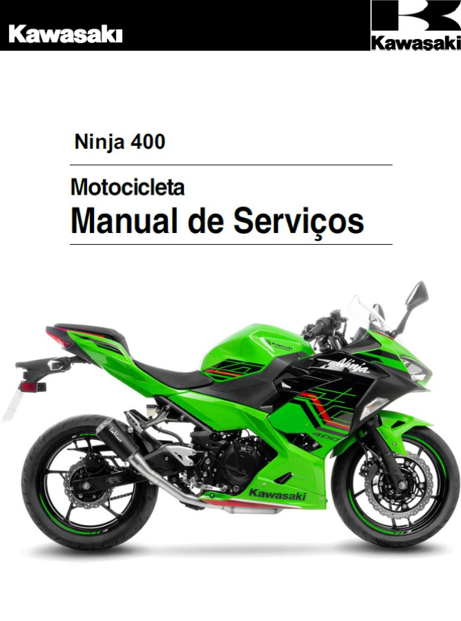 Manual de Serviço Kawasaki Ninja 400 2018 - PDF