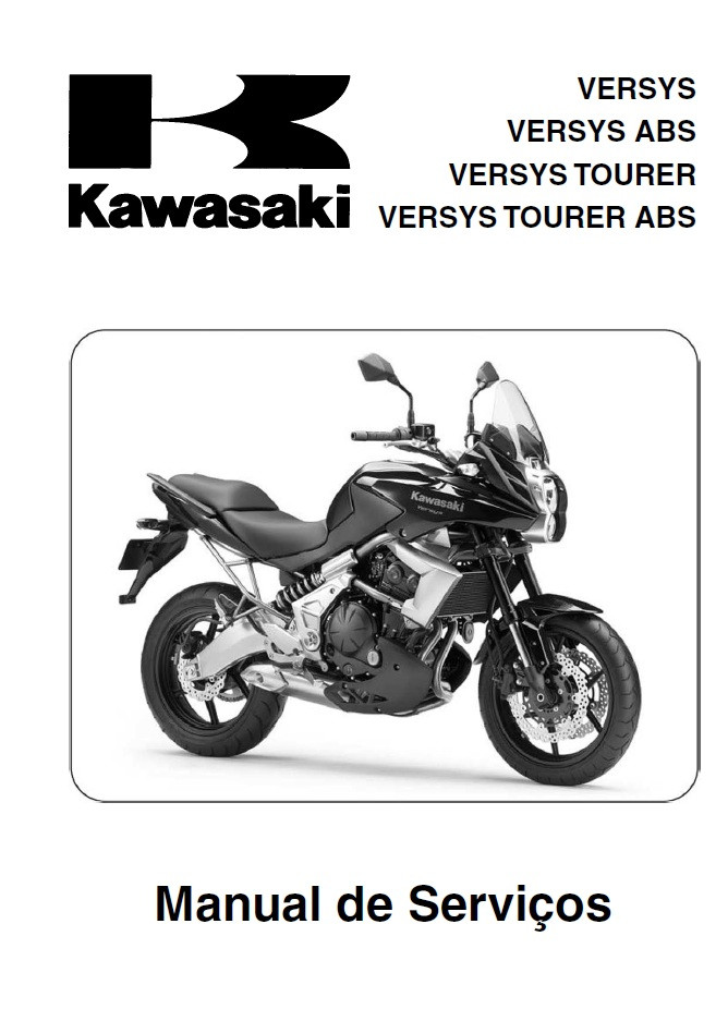 Manual de Serviço Kawasaki Versys 650 ABS 2009 - PDF