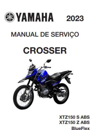 Manual de Serviço Yamaha XTZ 150 CROSSER S-Z ABS BlueFlex 2023 - PDF