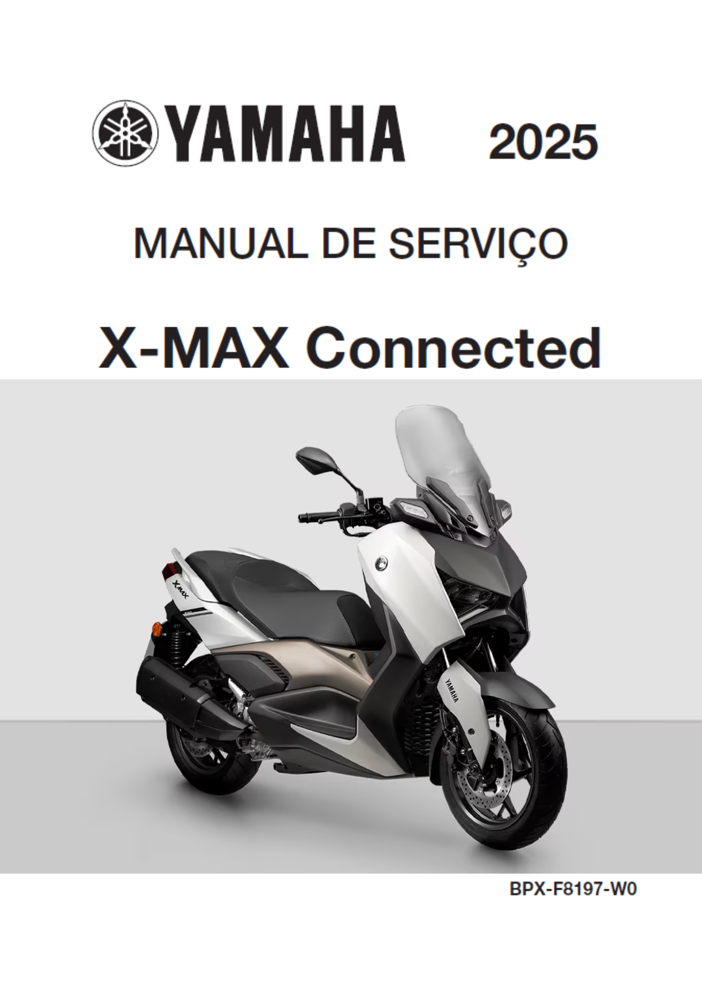 Manual de Serviço Yamaha XMAX CONNECTED 2025 ABS