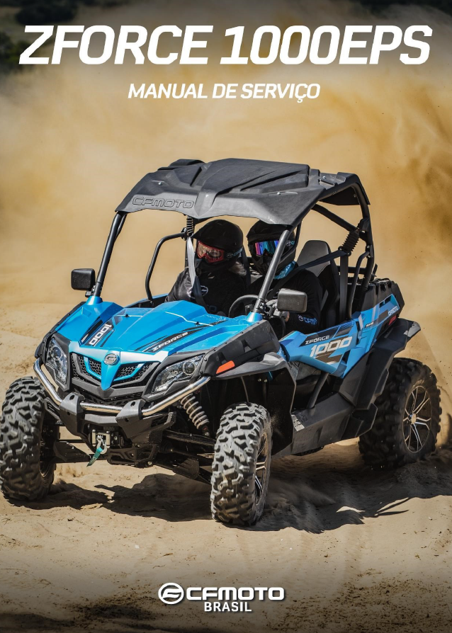Manual de Serviço CFMoto ZForce 1000 EPS 2019 - PDF